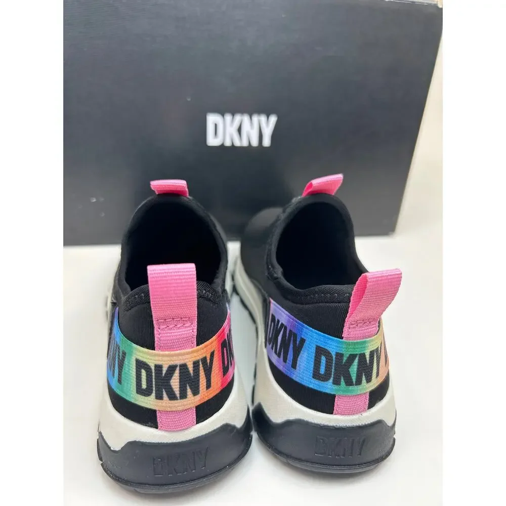 DKNY Danny Rainbow Black Shoes Size 12‎